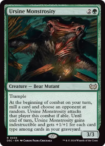 Ursine Monstrosity (36), Commander: Duskmourn: House of Horror — Magic card price
