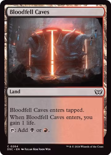 Bloodfell Caves (264), Commander: Duskmourn: House of Horror — Magic card price