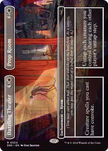 Dazzling Theater // Prop Room (Borderless) (334), Duskmourn: House of Horror — Magic card price