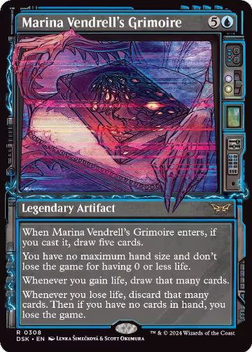 Marina Vendrell's Grimoire (Showcase) (308), Duskmourn: House of Horror — Magic card price