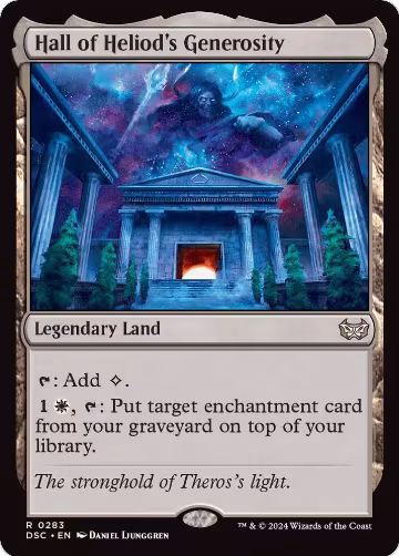 Hall of Heliod's Generosity (283), Commander: Duskmourn: House of Horror — Magic card price