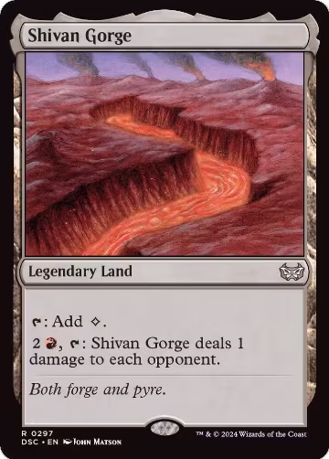 Shivan Gorge (297), Commander: Duskmourn: House of Horror — Magic card price