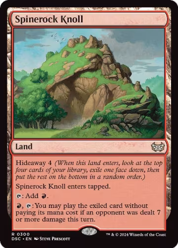 Spinerock Knoll (300), Commander: Duskmourn: House of Horror — Magic card price