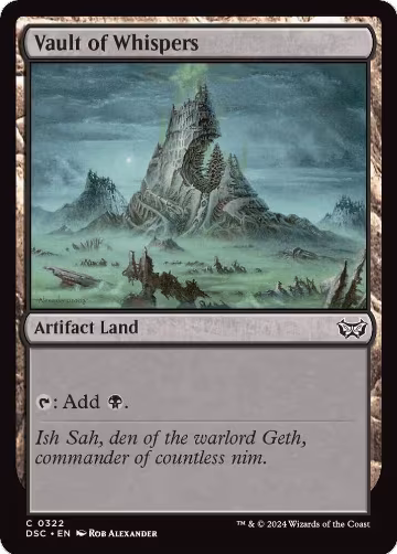 Vault of Whispers (322), Commander: Duskmourn: House of Horror — Magic card price