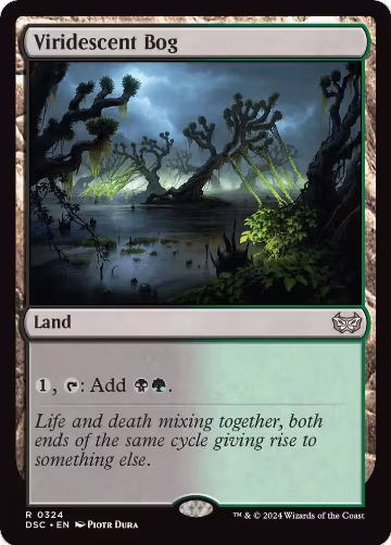 Viridescent Bog (324), Commander: Duskmourn: House of Horror — Magic card price