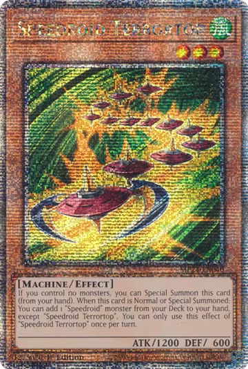 Speedroid Terrortop (Quarter Century Secret Rare) (MP24-EN040), 25th Anniversary Tin: Dueling Mirrors — Yu-Gi-Oh! card price