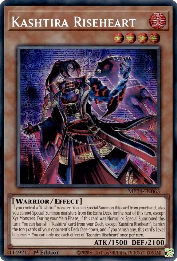 Kashtira Riseheart (MP24-EN065), 25th Anniversary Tin: Dueling Mirrors — Yu-Gi-Oh! card price