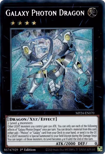 Galaxy Photon Dragon (MP24-EN070), 25th Anniversary Tin: Dueling Mirrors — Yu-Gi-Oh! card price