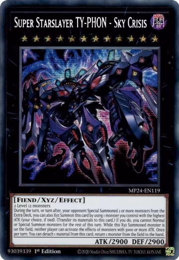 Super Starslayer TY-PHON - Sky Crisis (MP24-EN119), 25th Anniversary Tin: Dueling Mirrors — Yu-Gi-Oh! card price