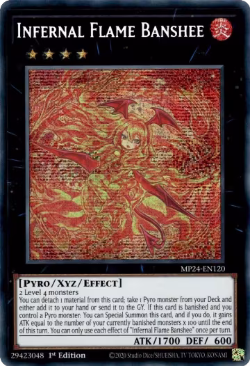 Infernal Flame Banshee (MP24-EN120), 25th Anniversary Tin: Dueling Mirrors — Yu-Gi-Oh! card price