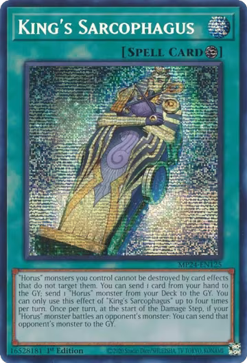 King's Sarcophagus (MP24-EN125), 25th Anniversary Tin: Dueling Mirrors — Yu-Gi-Oh! card price