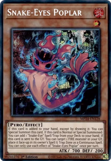 Snake-Eyes Poplar (MP24-EN128), 25th Anniversary Tin: Dueling Mirrors — Yu-Gi-Oh! card price
