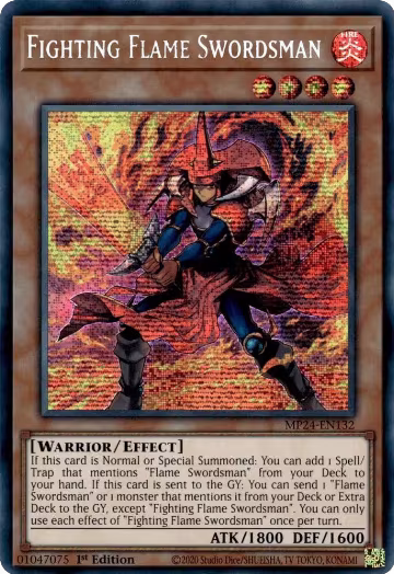 Fighting Flame Swordsman (MP24-EN132), 25th Anniversary Tin: Dueling Mirrors — Yu-Gi-Oh! card price