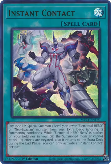 Instant Contact (MP24-EN160), 25th Anniversary Tin: Dueling Mirrors — Yu-Gi-Oh! card price