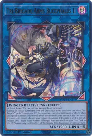 Tri-Brigade Arms Bucephalus II (MP24-EN175), 25th Anniversary Tin: Dueling Mirrors — Yu-Gi-Oh! card price
