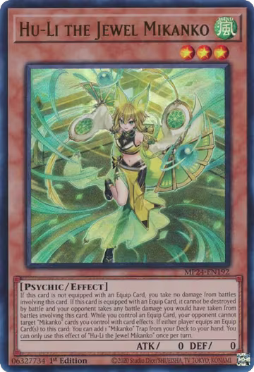 Hu-Li the Jewel Mikanko (MP24-EN192), 25th Anniversary Tin: Dueling Mirrors — Yu-Gi-Oh! card price