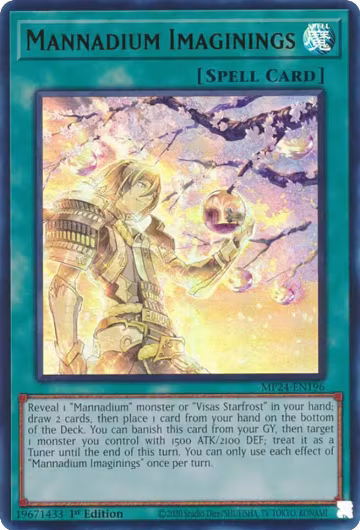 Mannadium Imaginings (MP24-EN196), 25th Anniversary Tin: Dueling Mirrors — Yu-Gi-Oh! card price