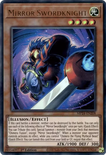 Mirror Swordknight (MP24-EN208), 25th Anniversary Tin: Dueling Mirrors — Yu-Gi-Oh! card price