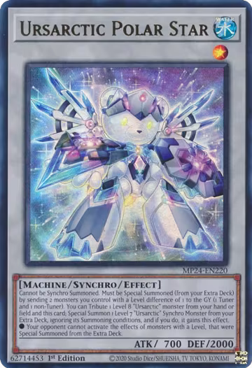 Ursarctic Polar Star (MP24-EN220), 25th Anniversary Tin: Dueling Mirrors — Yu-Gi-Oh! card price