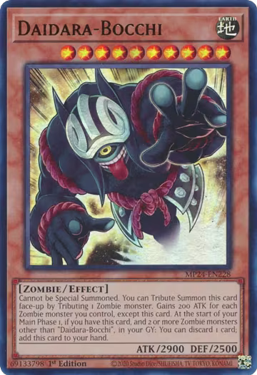 Daidara-Bocchi (MP24-EN228), 25th Anniversary Tin: Dueling Mirrors — Yu-Gi-Oh! card price