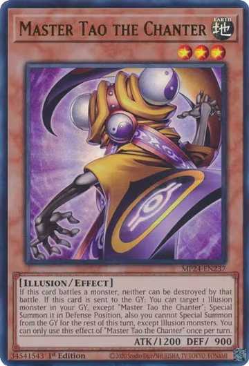 Master Tao the Chanter (MP24-EN237), 25th Anniversary Tin: Dueling Mirrors — Yu-Gi-Oh! card price