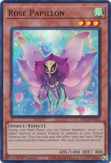 Rose Papillon (MP24-EN250), 25th Anniversary Tin: Dueling Mirrors — Yu-Gi-Oh! card price