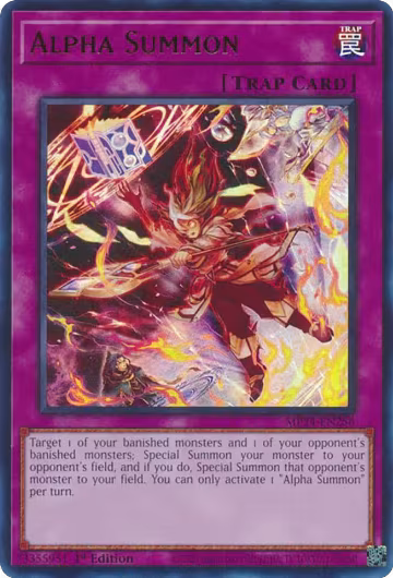 Alpha Summon (MP24-EN256), 25th Anniversary Tin: Dueling Mirrors — Yu-Gi-Oh! card price