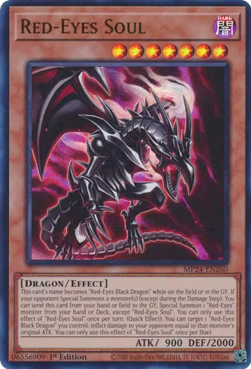 Red-Eyes Soul (MP24-EN260), 25th Anniversary Tin: Dueling Mirrors — Yu-Gi-Oh! card price