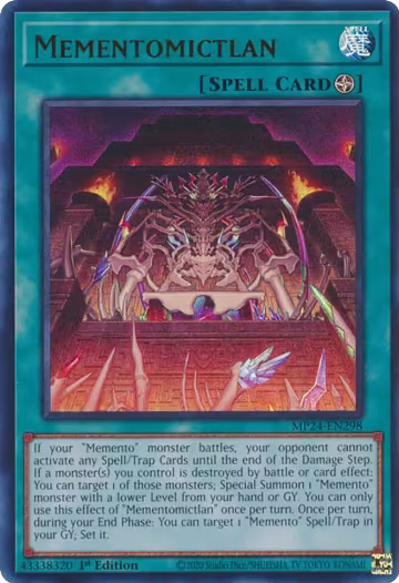 Mementomictlan (MP24-EN298), 25th Anniversary Tin: Dueling Mirrors — Yu-Gi-Oh! card price