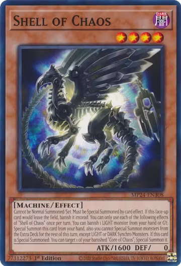 Shell of Chaos (MP24-EN308), 25th Anniversary Tin: Dueling Mirrors — Yu-Gi-Oh! card price