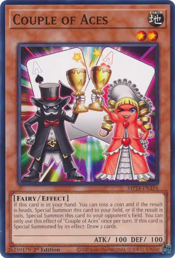 Couple of Aces (MP24-EN316), 25th Anniversary Tin: Dueling Mirrors — Yu-Gi-Oh! card price