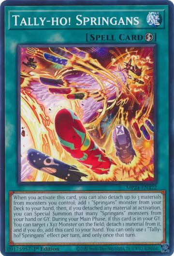 Tally-ho! Springans (MP24-EN322), 25th Anniversary Tin: Dueling Mirrors — Yu-Gi-Oh! card price