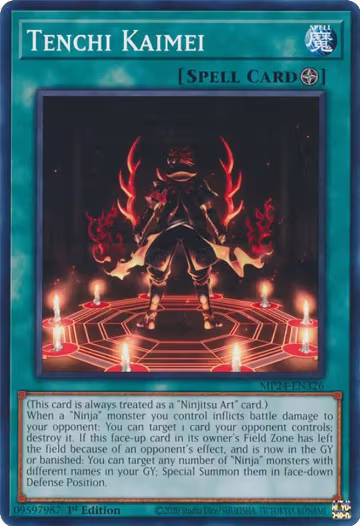 Tenchi Kaimei (MP24-EN326), 25th Anniversary Tin: Dueling Mirrors — Yu-Gi-Oh! card price