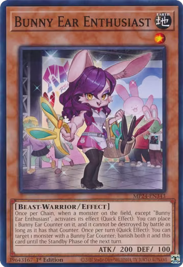 Bunny Ear Enthusiast (MP24-EN343), 25th Anniversary Tin: Dueling Mirrors — Yu-Gi-Oh! card price