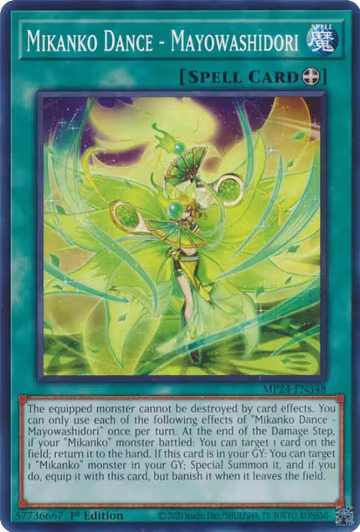 Mikanko Dance - Mayowashidori (MP24-EN348), 25th Anniversary Tin: Dueling Mirrors — Yu-Gi-Oh! card price