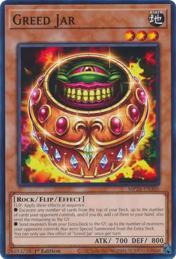 Greed Jar (MP24-EN366), 25th Anniversary Tin: Dueling Mirrors — Yu-Gi-Oh! card price