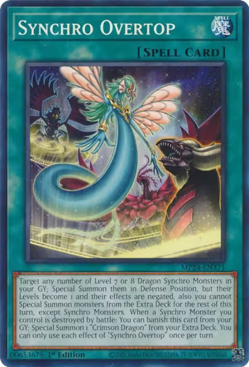 Synchro Overtop (MP24-EN371), 25th Anniversary Tin: Dueling Mirrors — Yu-Gi-Oh! card price