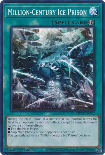 Million-Century Ice Prison (MP24-EN377), 25th Anniversary Tin: Dueling Mirrors — Yu-Gi-Oh! card price