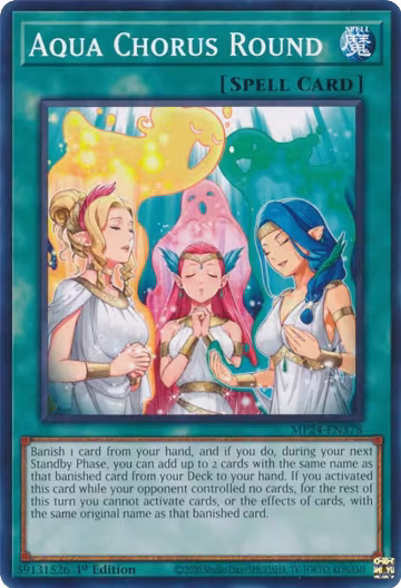 Aqua Chorus Round (MP24-EN378), 25th Anniversary Tin: Dueling Mirrors — Yu-Gi-Oh! card price