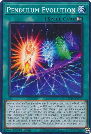 Pendulum Evolution (MP24-EN392), 25th Anniversary Tin: Dueling Mirrors — Yu-Gi-Oh! card price
