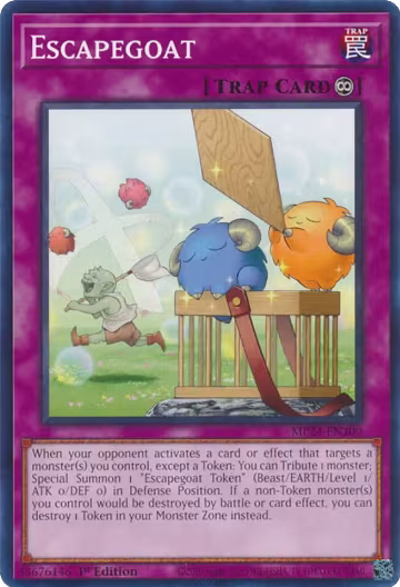 Escapegoat (MP24-EN400), 25th Anniversary Tin: Dueling Mirrors — Yu-Gi-Oh! card price