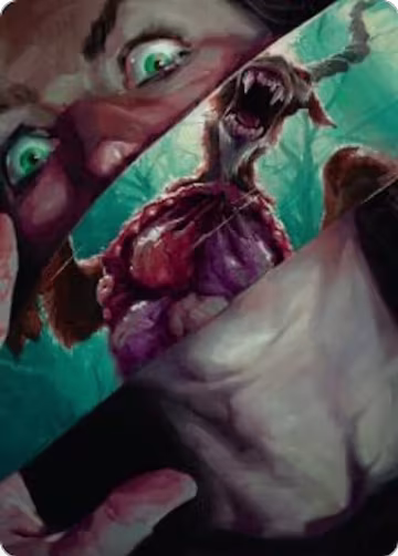 Hauntwoods Shrieker Art Card (40), Art Series: Duskmourn: House of Horror — Magic card price