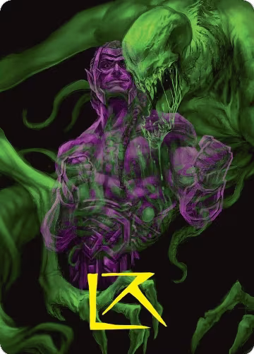 Tyvar, the Pummeler Art Card (Gold-Stamped Signature) (41), Art Series: Duskmourn: House of Horror — Magic card price