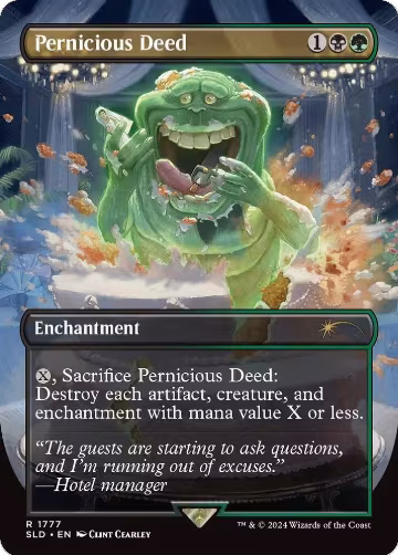 Pernicious Deed (1777), Secret Lair Drop Series — Magic card price