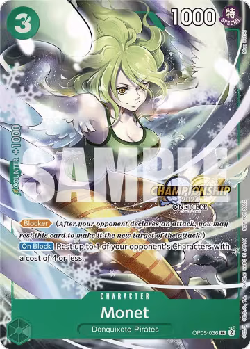 Monet (CS 2024 Event Pack) (OP05-036), One Piece Promotion Cards — One Piece card price