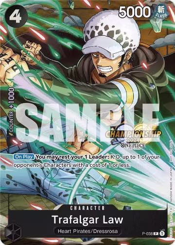 Trafalgar Law - P-038 (CS 2024 Event Pack) (P-038), One Piece Promotion Cards — One Piece card price