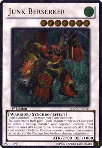Junk Berserker (UTR) (EXVC-EN037), Extreme Victory — Yu-Gi-Oh! card price