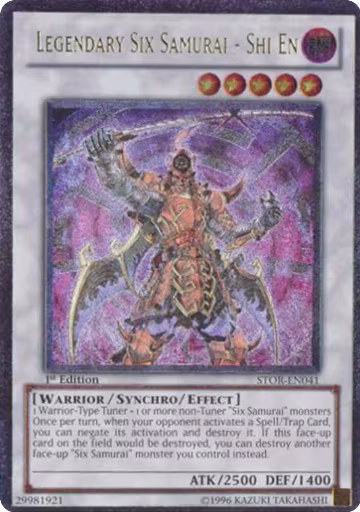 Legendary Six Samurai - Shi En (UTR) (STOR-EN041), Storm of Ragnarok — Yu-Gi-Oh! card price