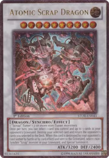 Atomic Scrap Dragon (UTR) (STOR-EN043), Storm of Ragnarok — Yu-Gi-Oh! card price