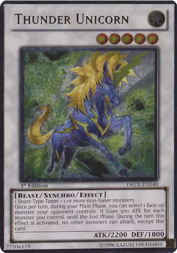 Thunder Unicorn (UTR) (DREV-EN040), Duelist Revolution — Yu-Gi-Oh! card price